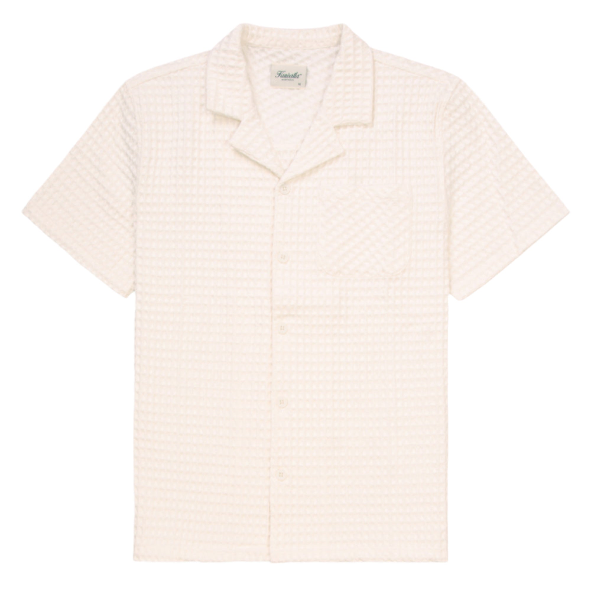 Pure White Heavy Waffle Shirt