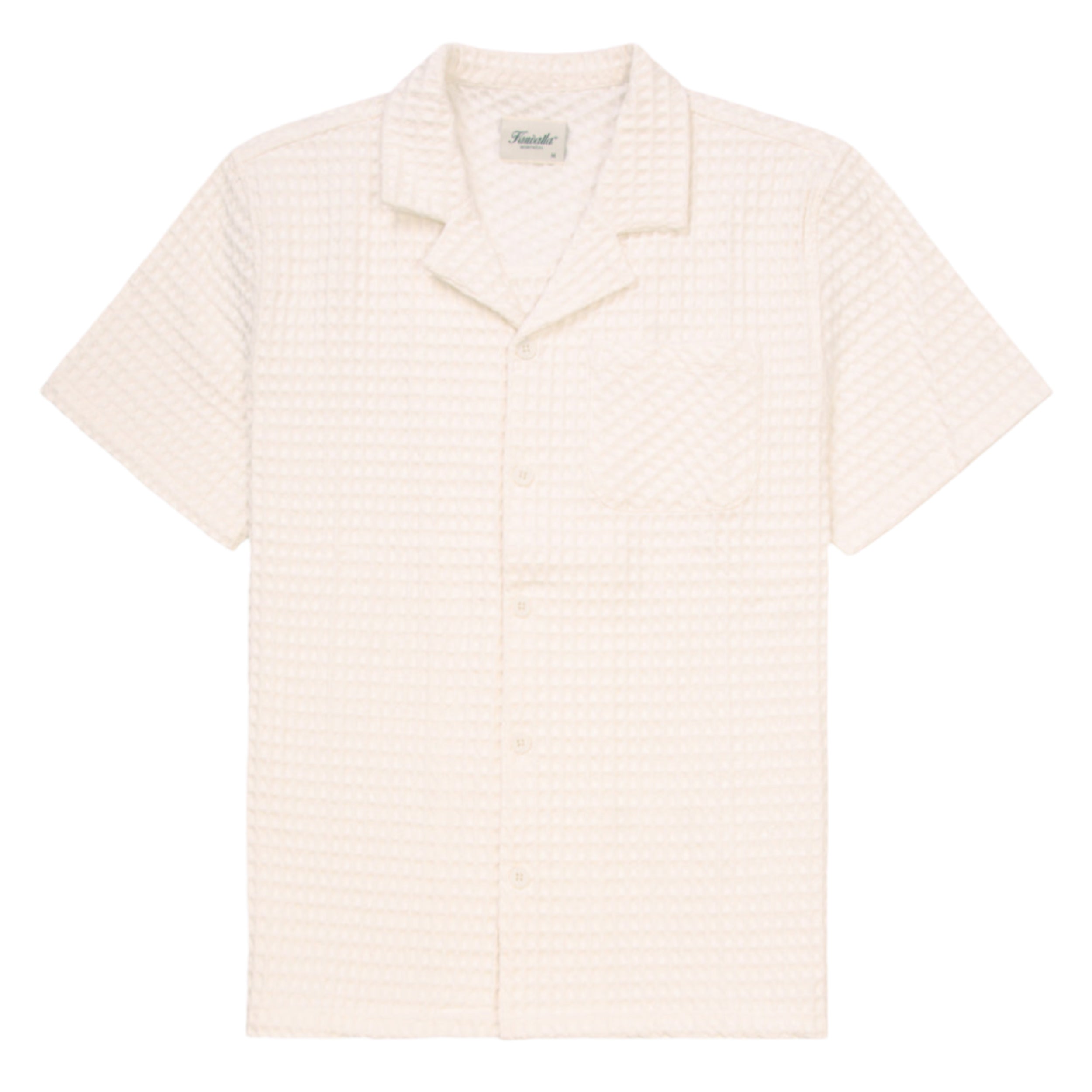 Pure White Heavy Waffle Shirt