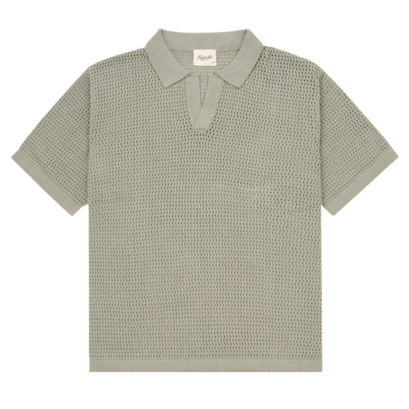 Jade Knitted Beach Polo