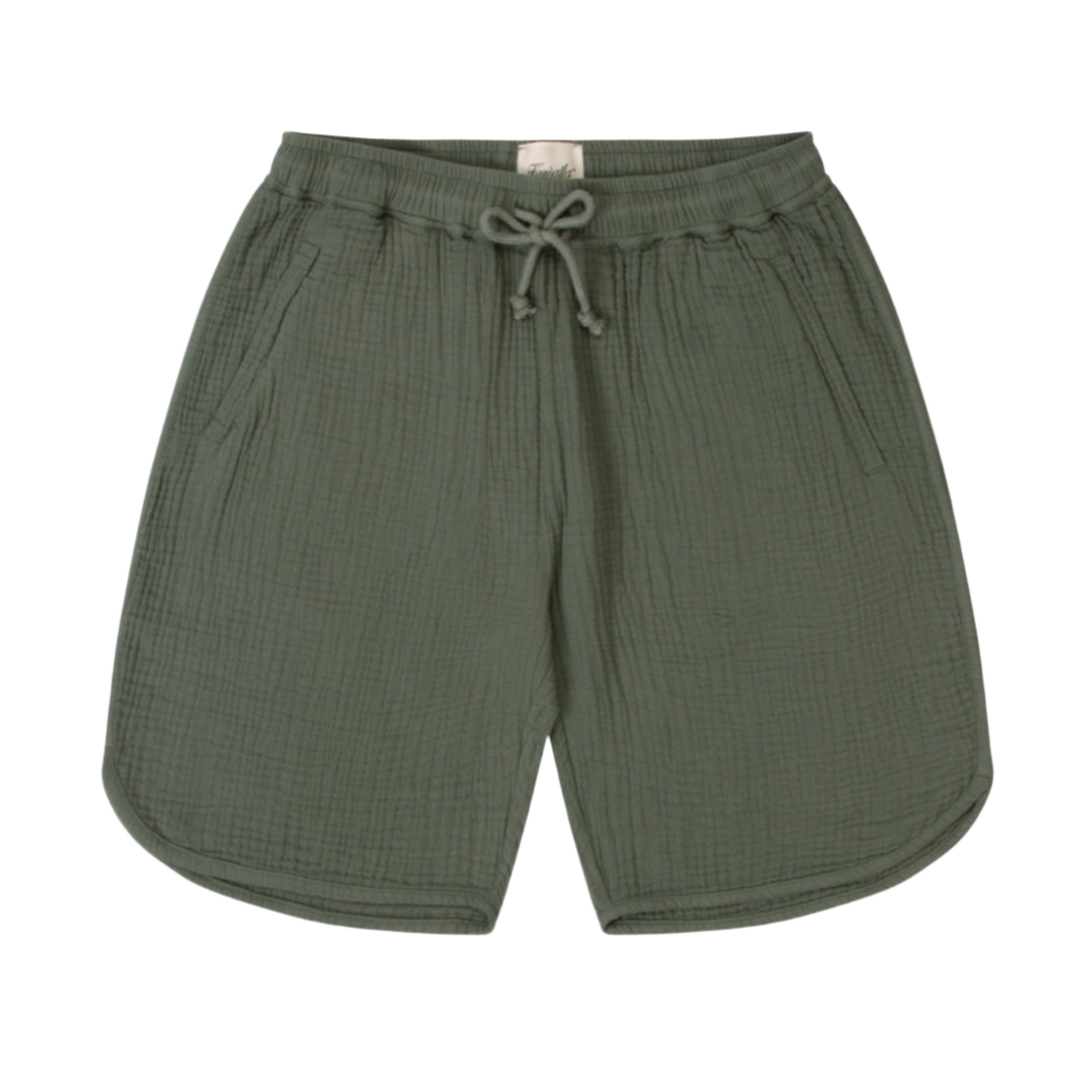 Green Resort Seersucker Short
