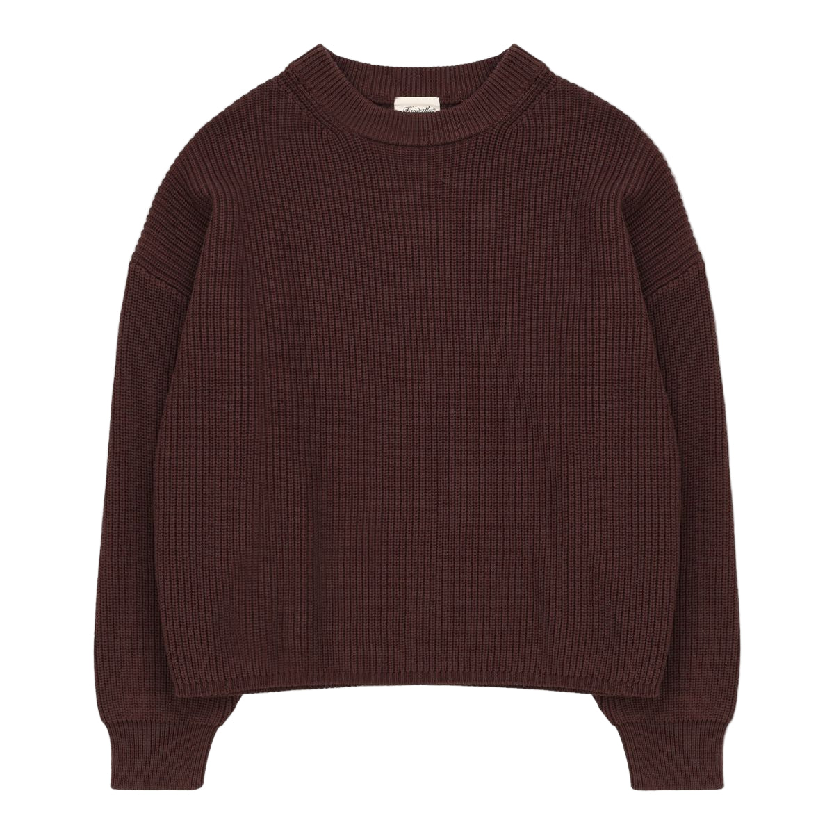 Knitted Box Crew - Coffee
