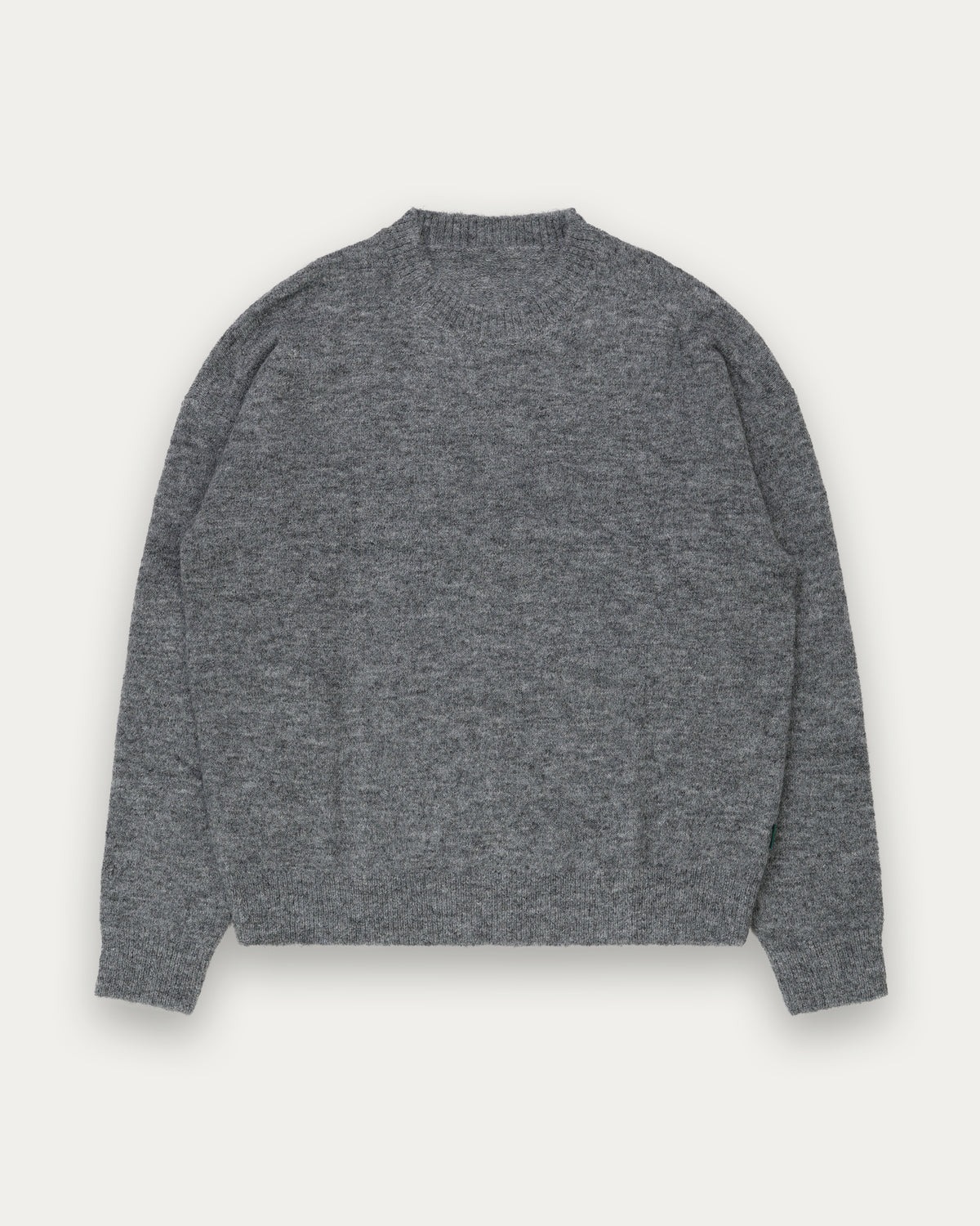 Brushed Knit Crew 2.0 - Athletic Grey-1