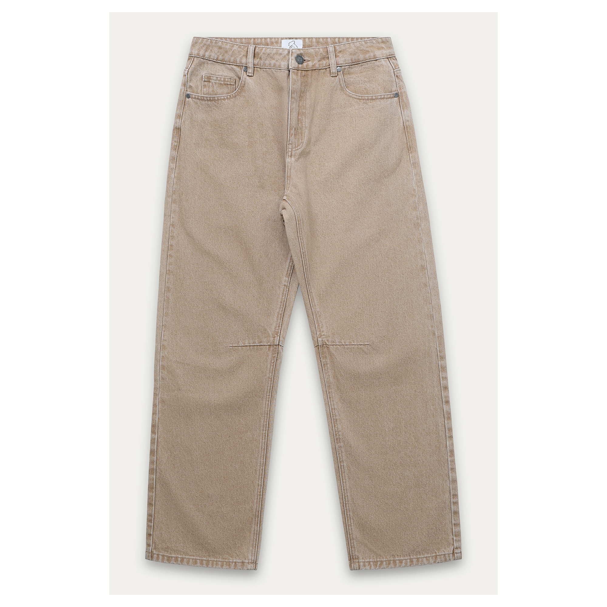 Jean ample beige