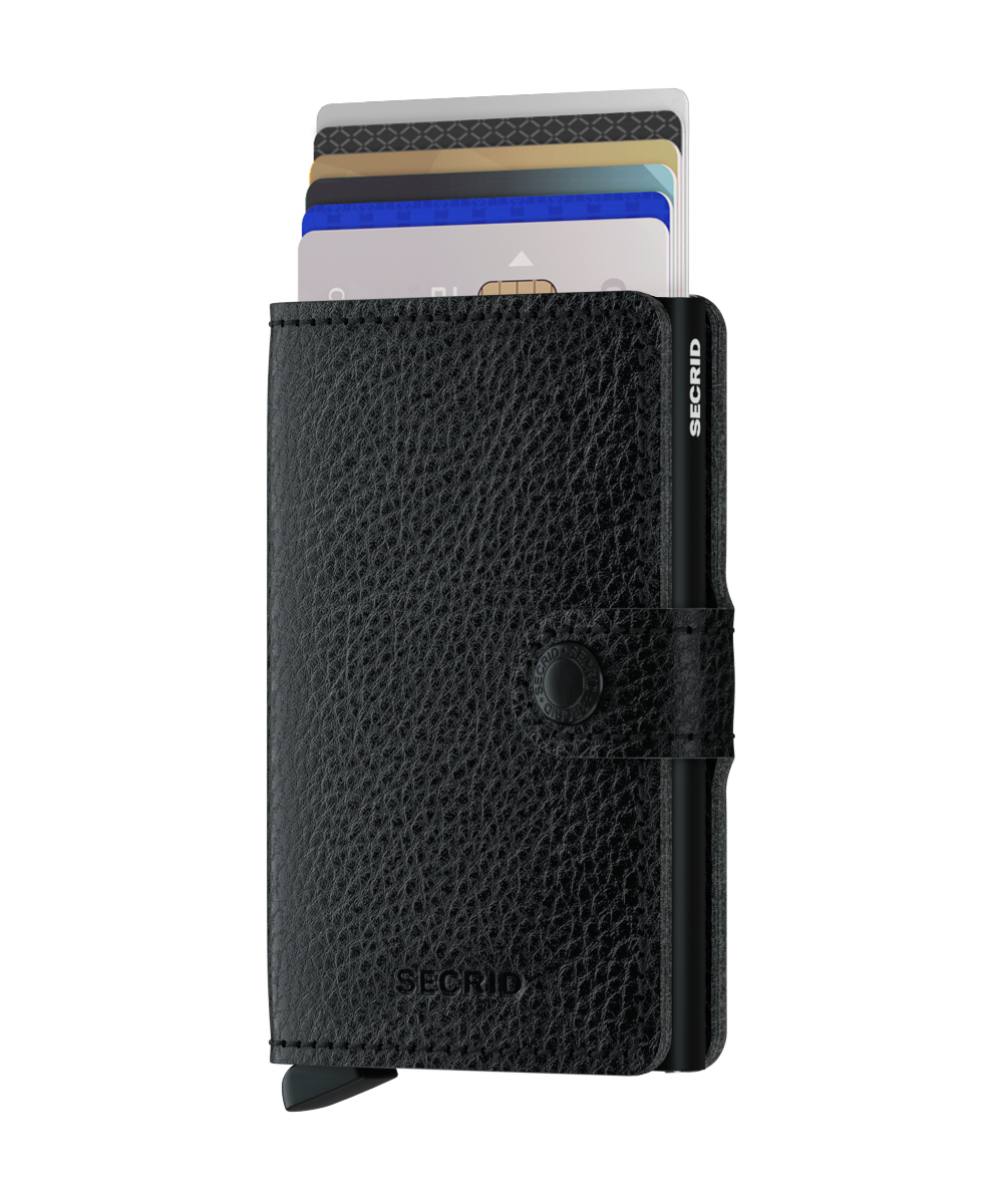 Miniwallet Veg - Black-Black