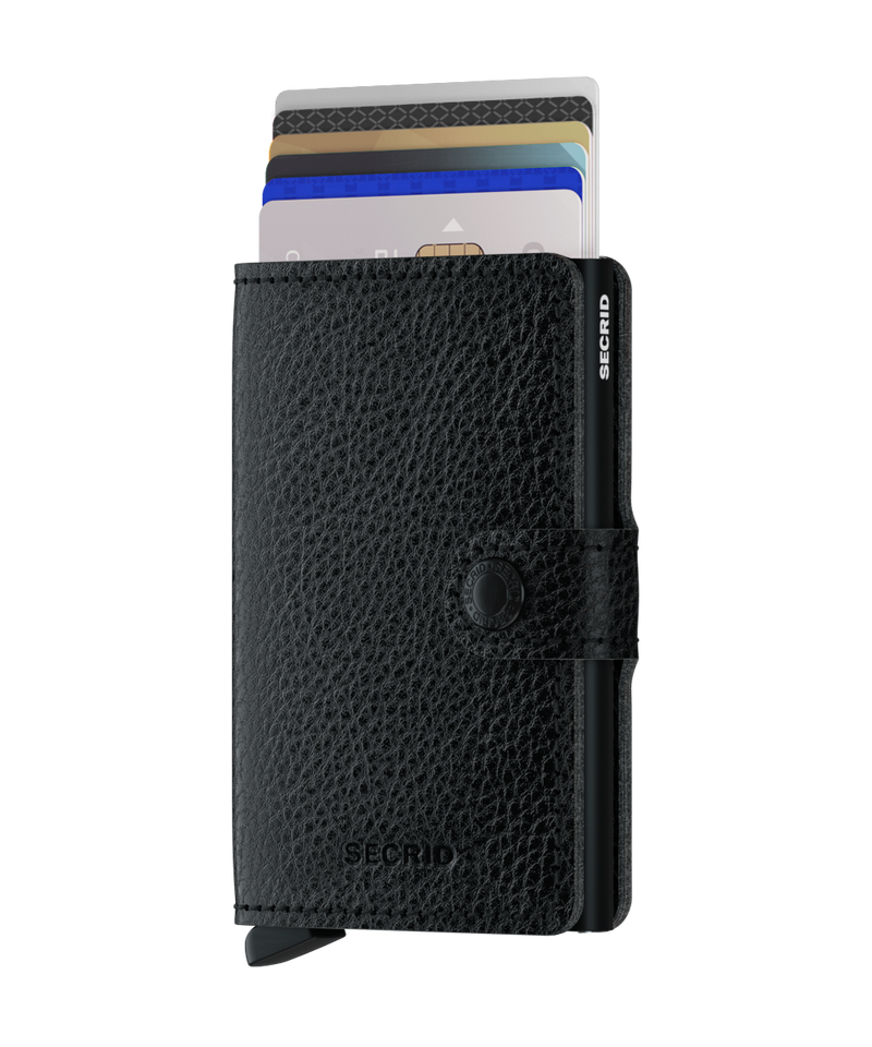 Miniwallet Veg - Black-Black