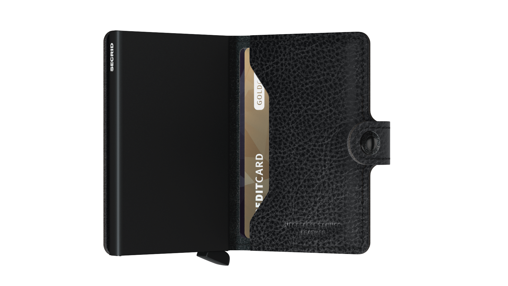 Miniwallet Veg - Black-Black