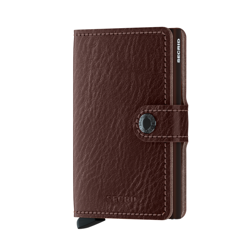 Miniwallet Veg - Espresso-Brown