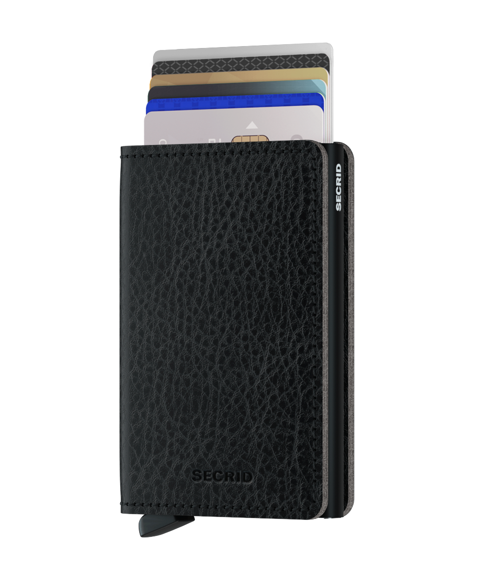 Slimwallet Veg - Black-Black