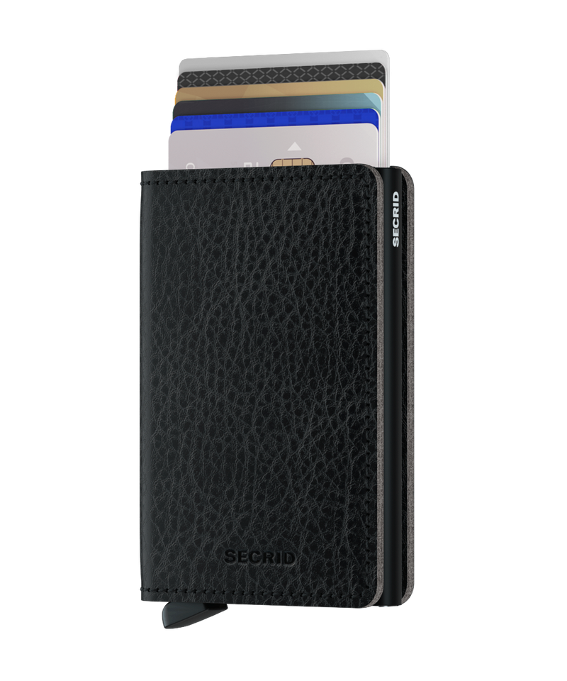 Slimwallet Veg - Black-Black