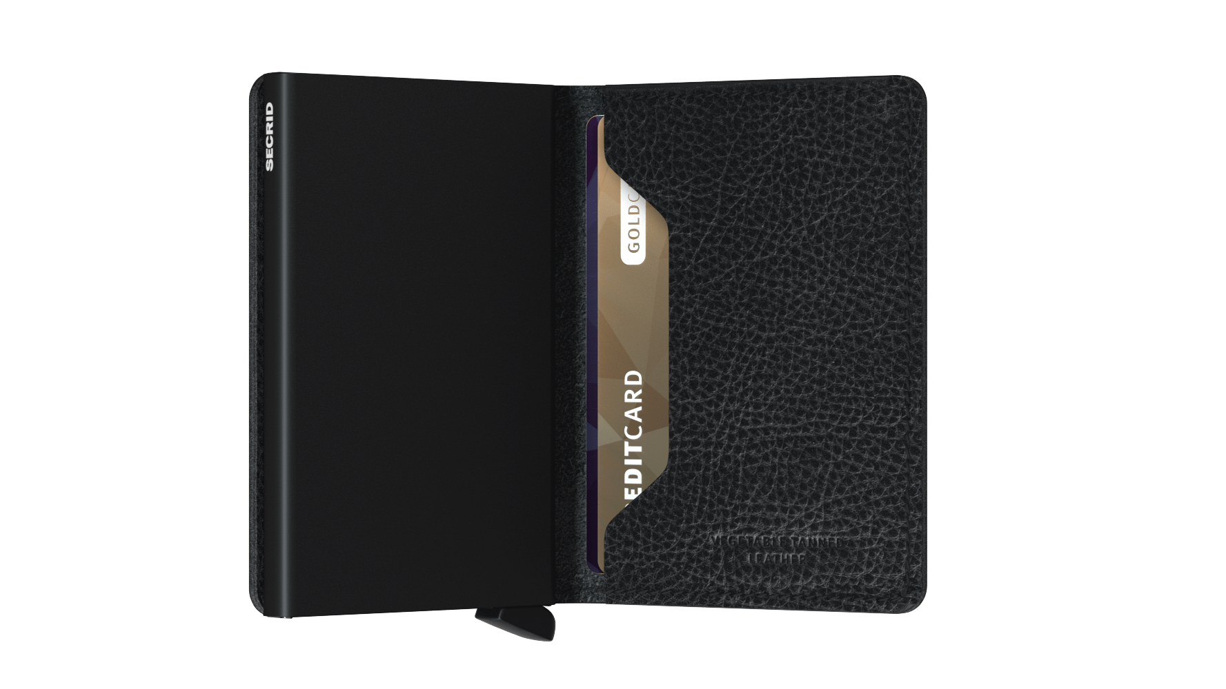 Slimwallet Veg - Black-Black