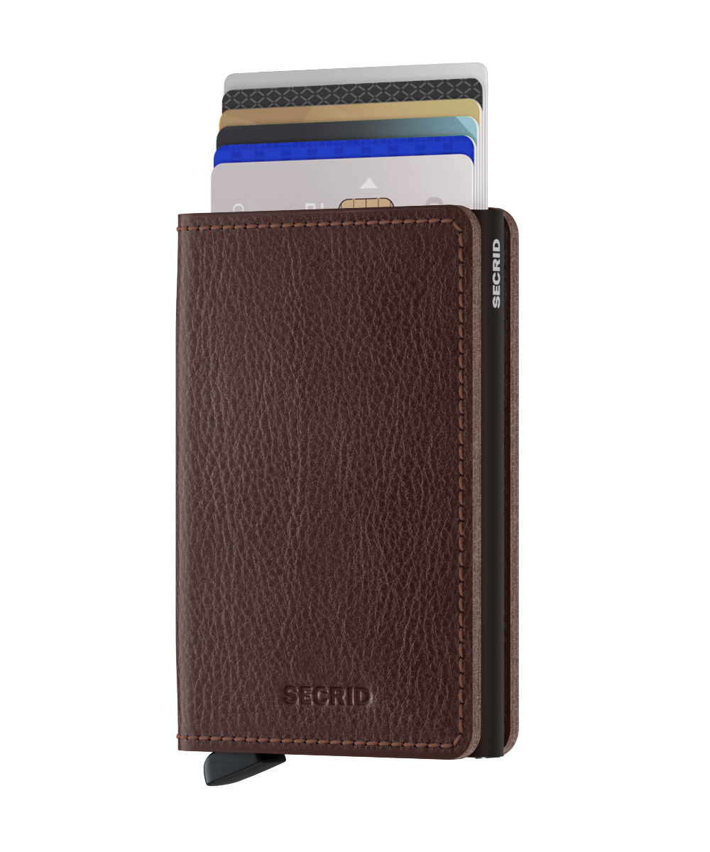 Slimwallet Veg - Espresso-Brown
