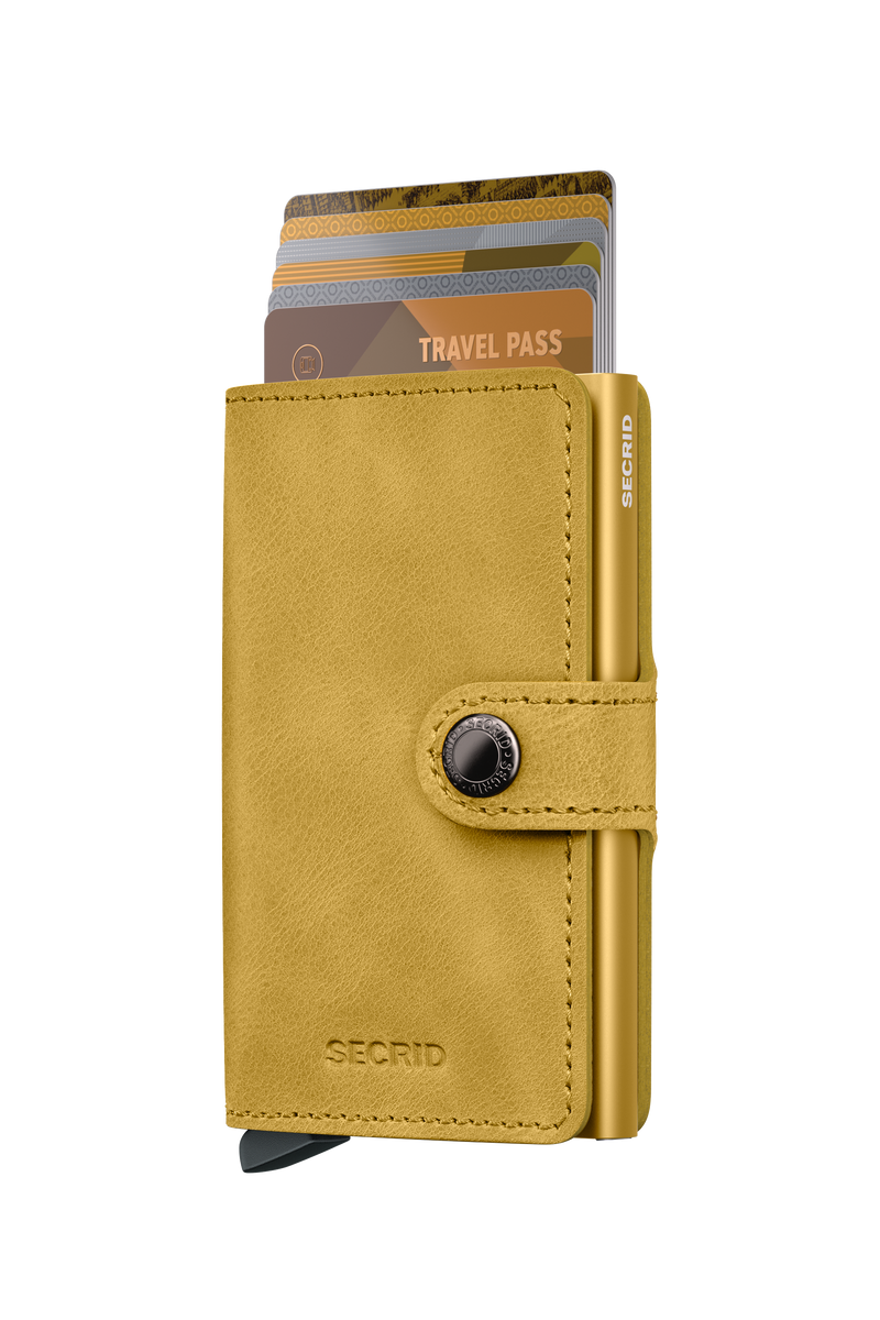 Miniwallet Vintage - Yellow