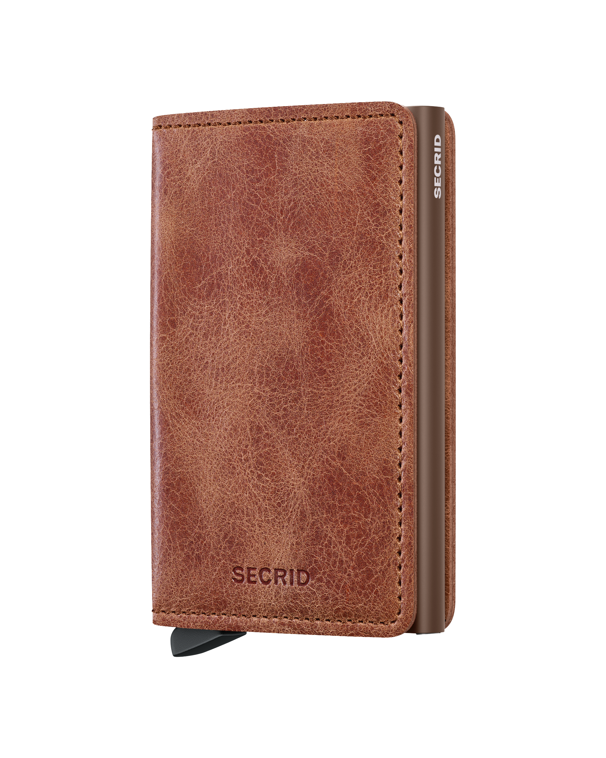 Slimwallet Vintage - Cognac Brown