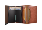 Slimwallet Vintage - Cognac Brown