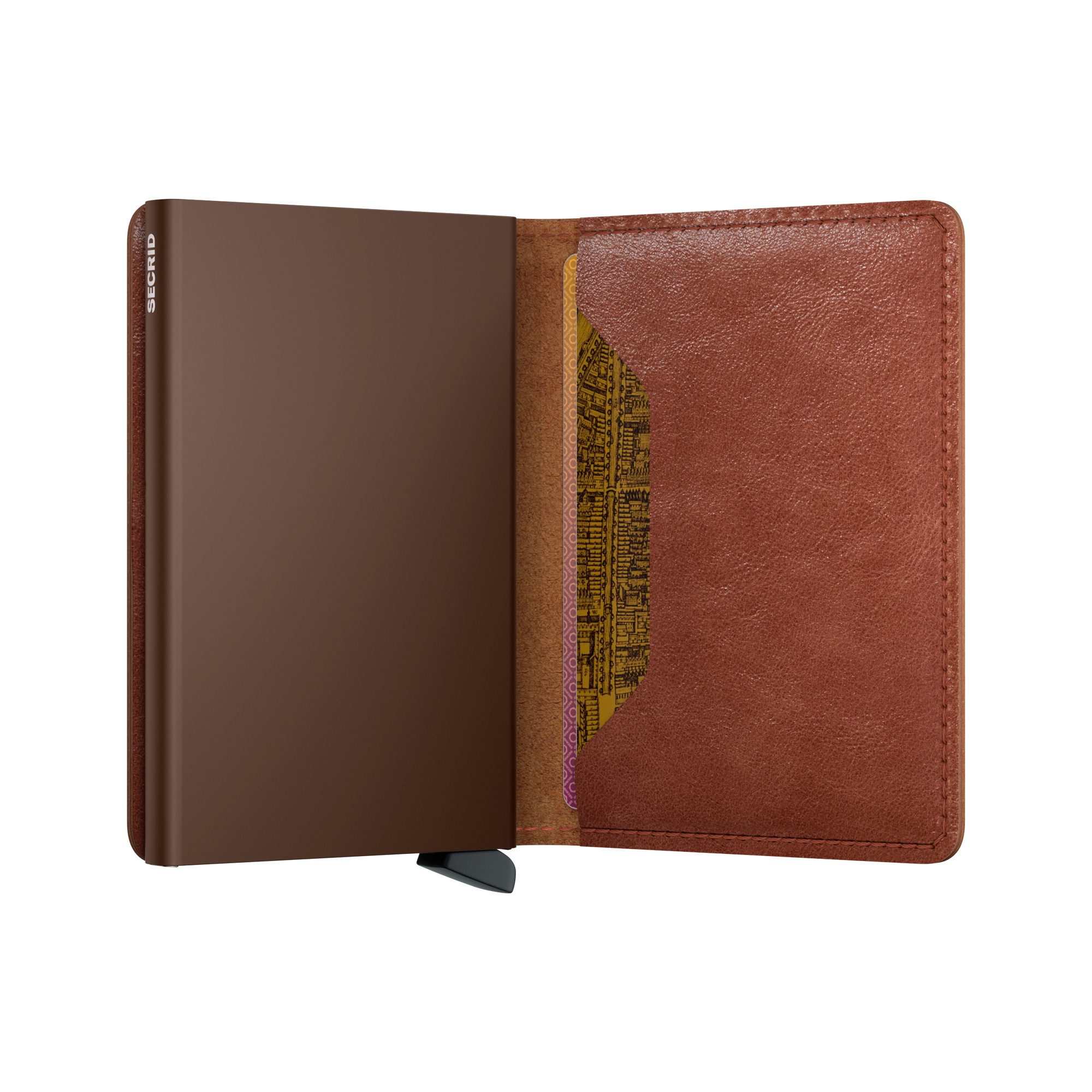Slimwallet Vintage - Cognac Brown