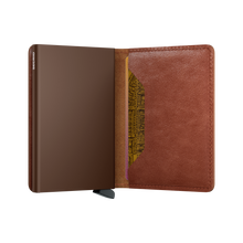 Slimwallet Vintage - Cognac Brown