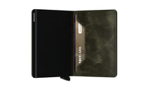 Slimwallet Vintage - Olive Black