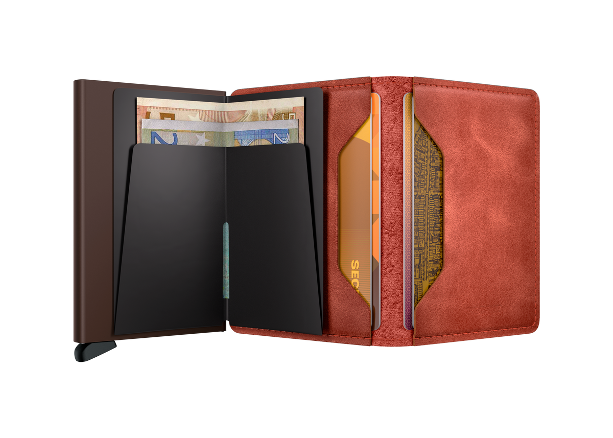 Slimwallet Vintage - Brown-4