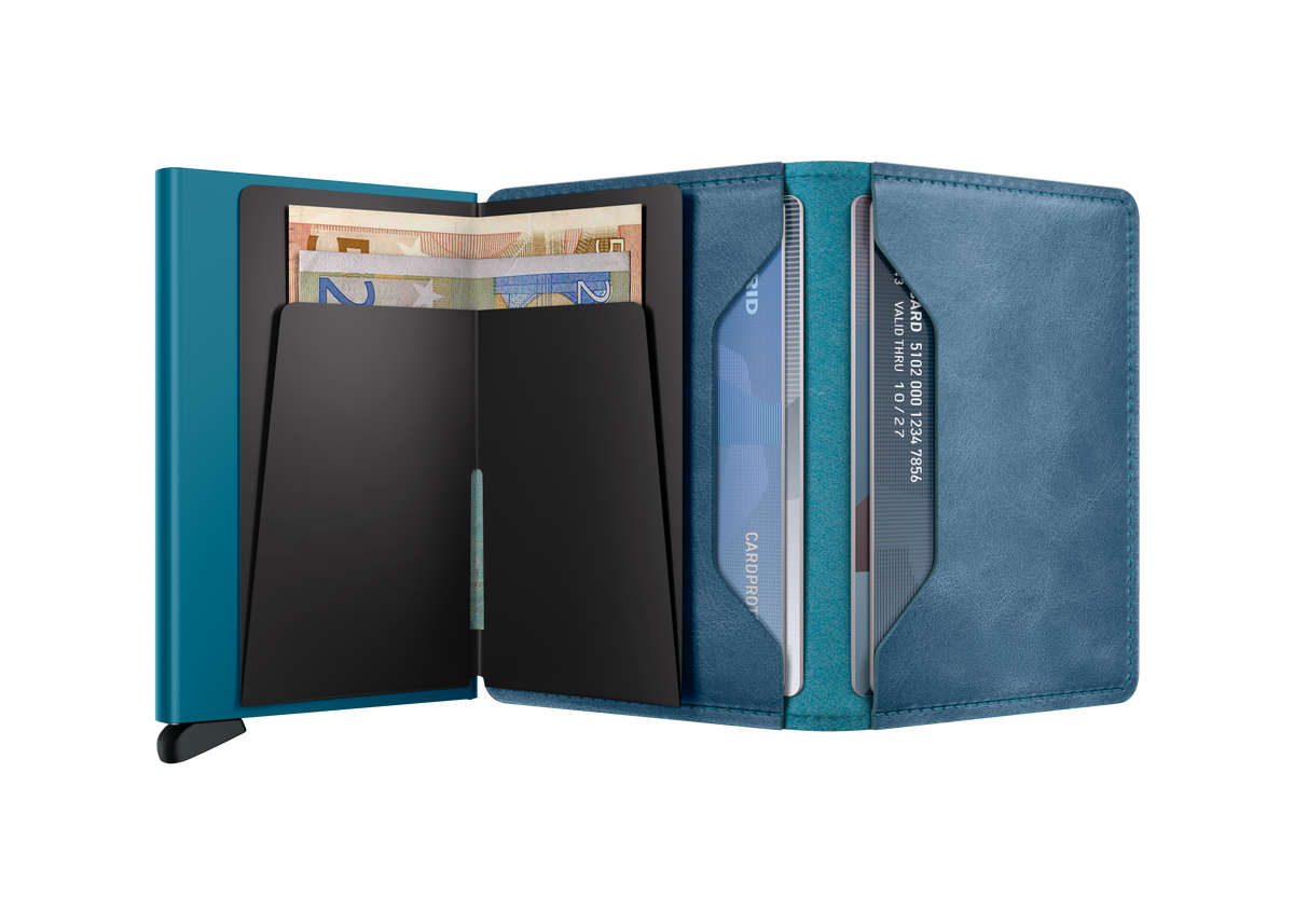 Slimwallet Vintage - Teal-4