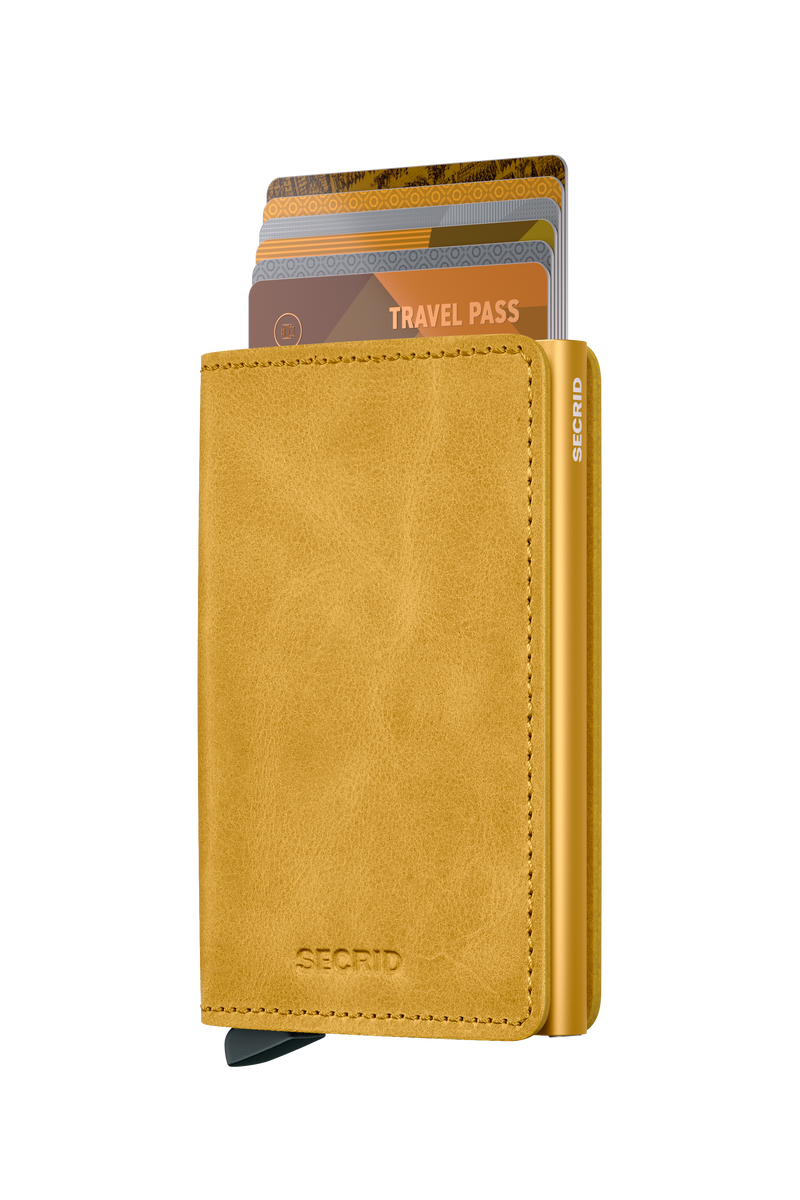 Slimwallet Vintage - Yellow
