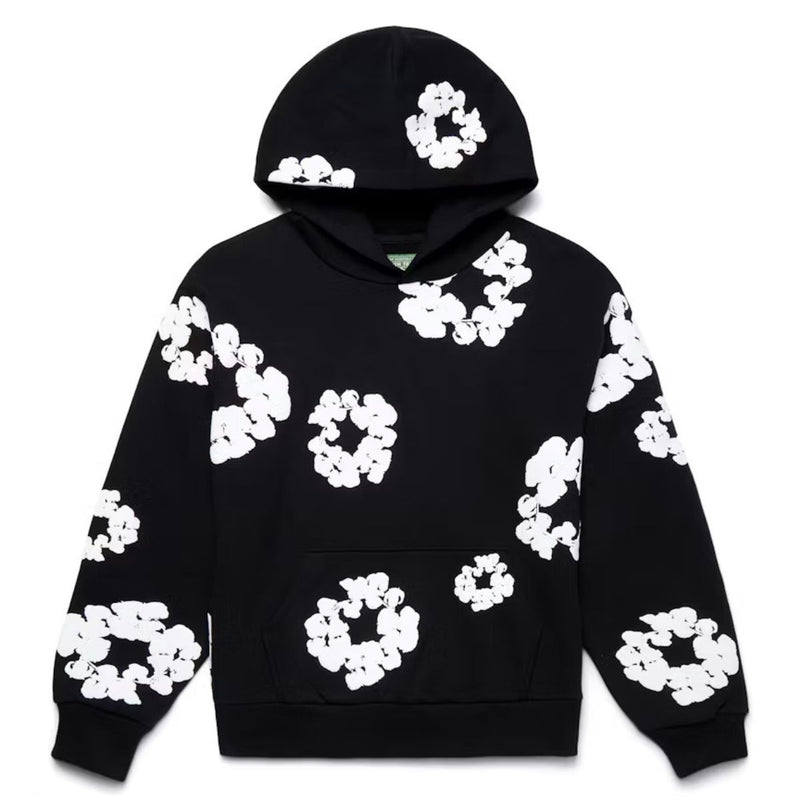 The Cotton Wreath Sweatshirt - Black
