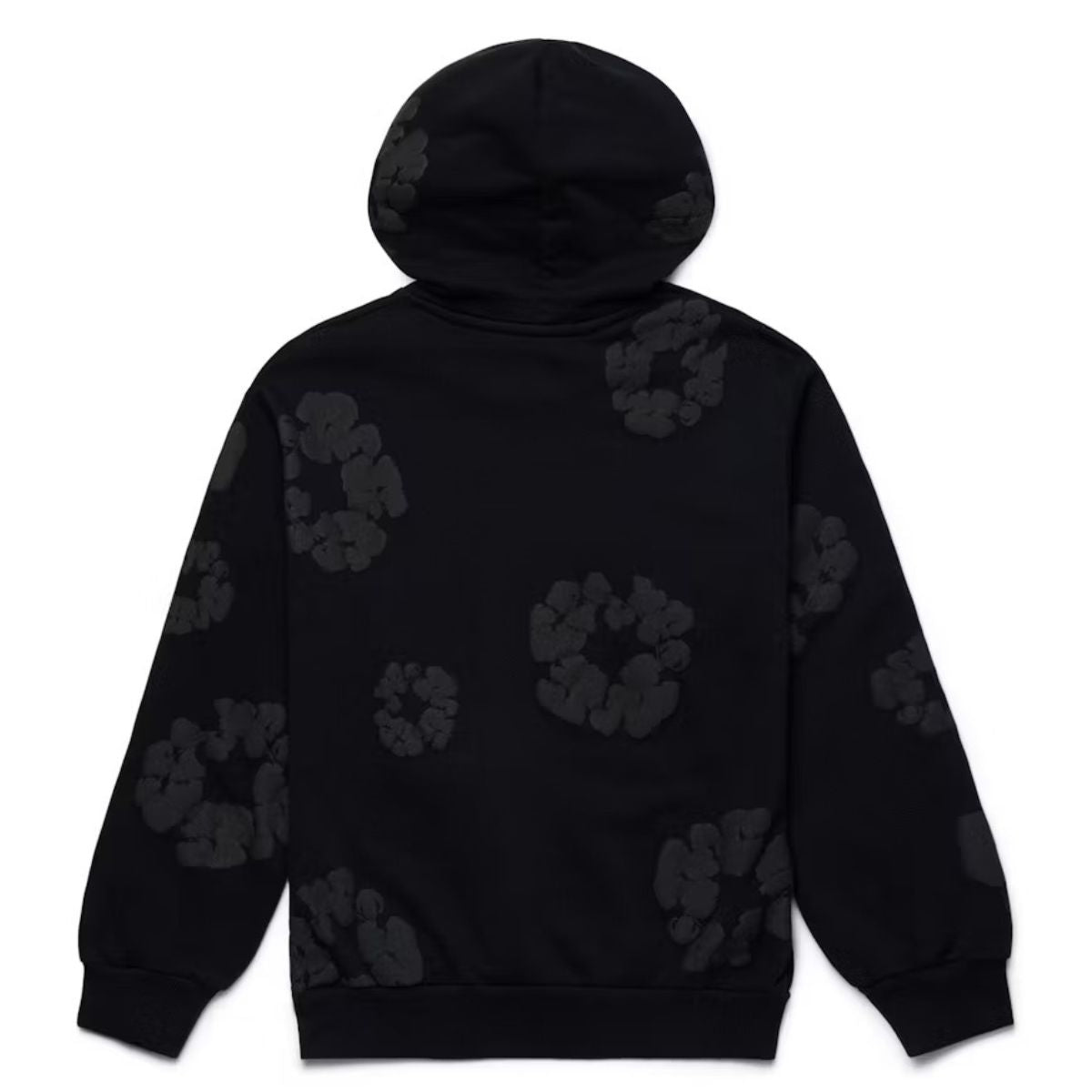 The Cotton Wreath Sweatshirt - Black Monochrome