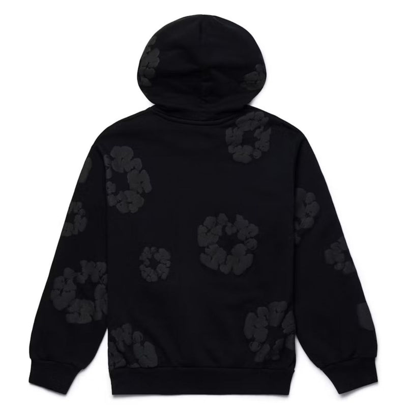 The Cotton Wreath Sweatshirt - Black Monochrome