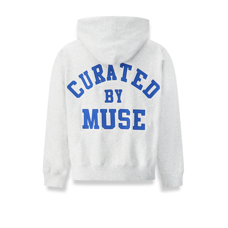 Heavyweight Chenille Zip Up - Ash Grey