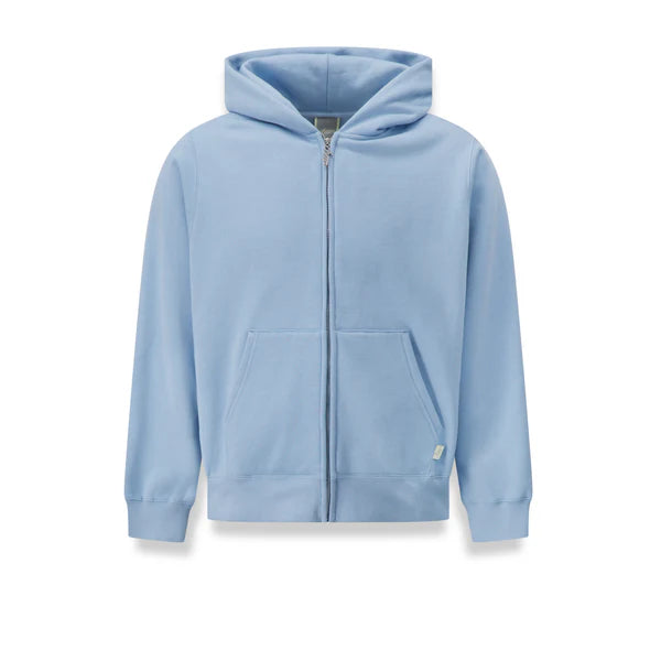 Heavyweight Chenille Zip Up - Baby Blue
