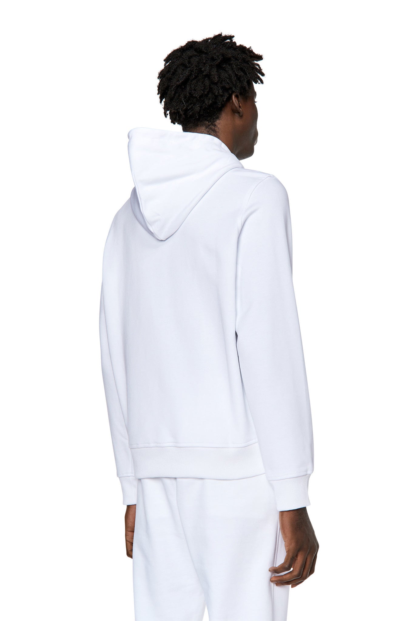 Diesel White S-Ginn-Hood-Div Sweat-Shirt