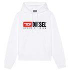 Diesel White S-Ginn-Hood-Div Sweat-Shirt