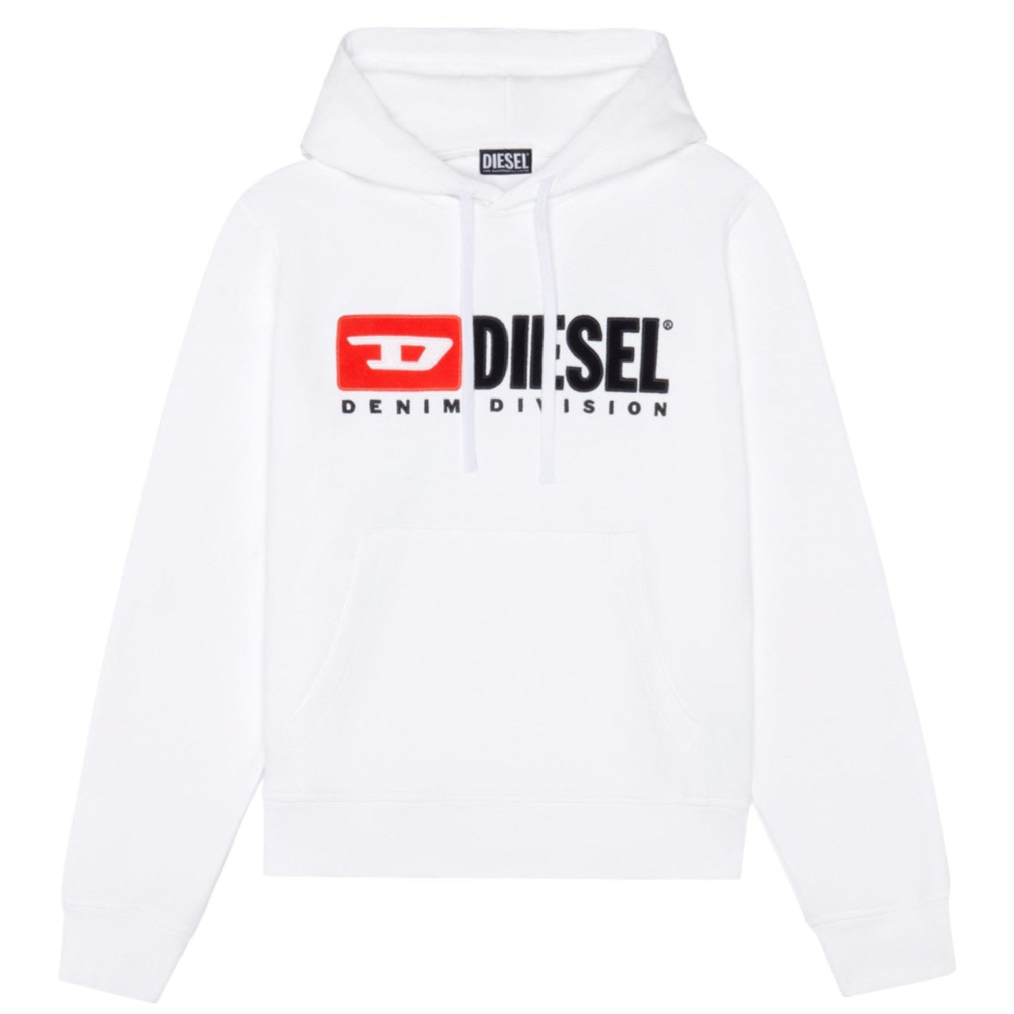 Diesel White S-Ginn-Hood-Div Sweat-Shirt