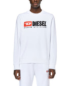 Diesel White S-Ginn-Div Sweat-Shirt