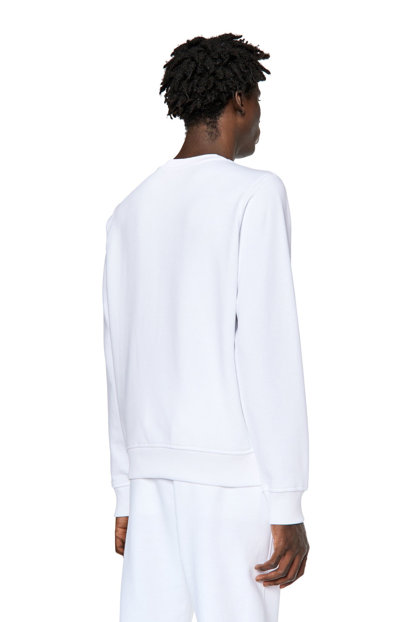 Diesel White S-Ginn-Div Sweat-Shirt