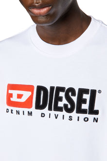 Diesel White S-Ginn-Div Sweat-Shirt