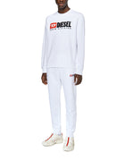 Diesel White S-Ginn-Div Sweat-Shirt