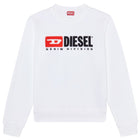 Diesel White S-Ginn-Div Sweat-Shirt