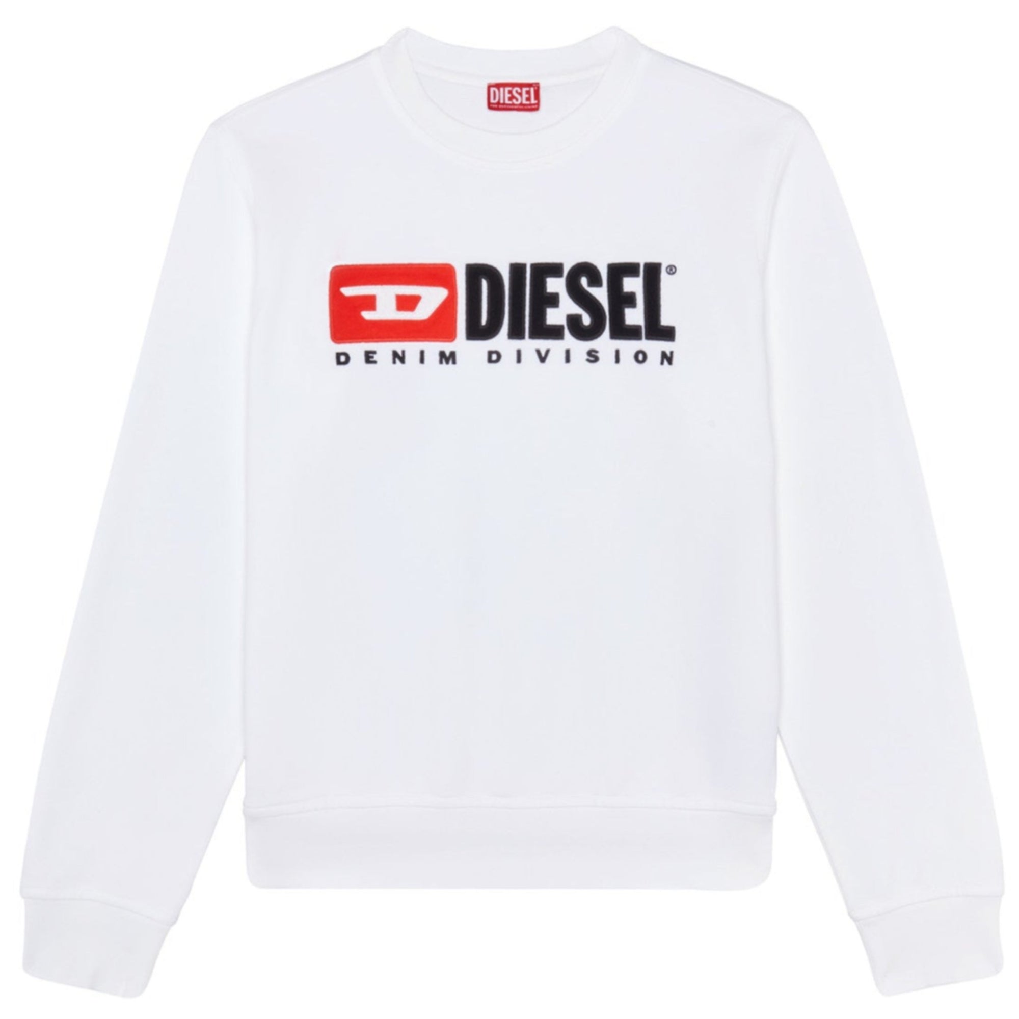 Diesel White S-Ginn-Div Sweat-Shirt