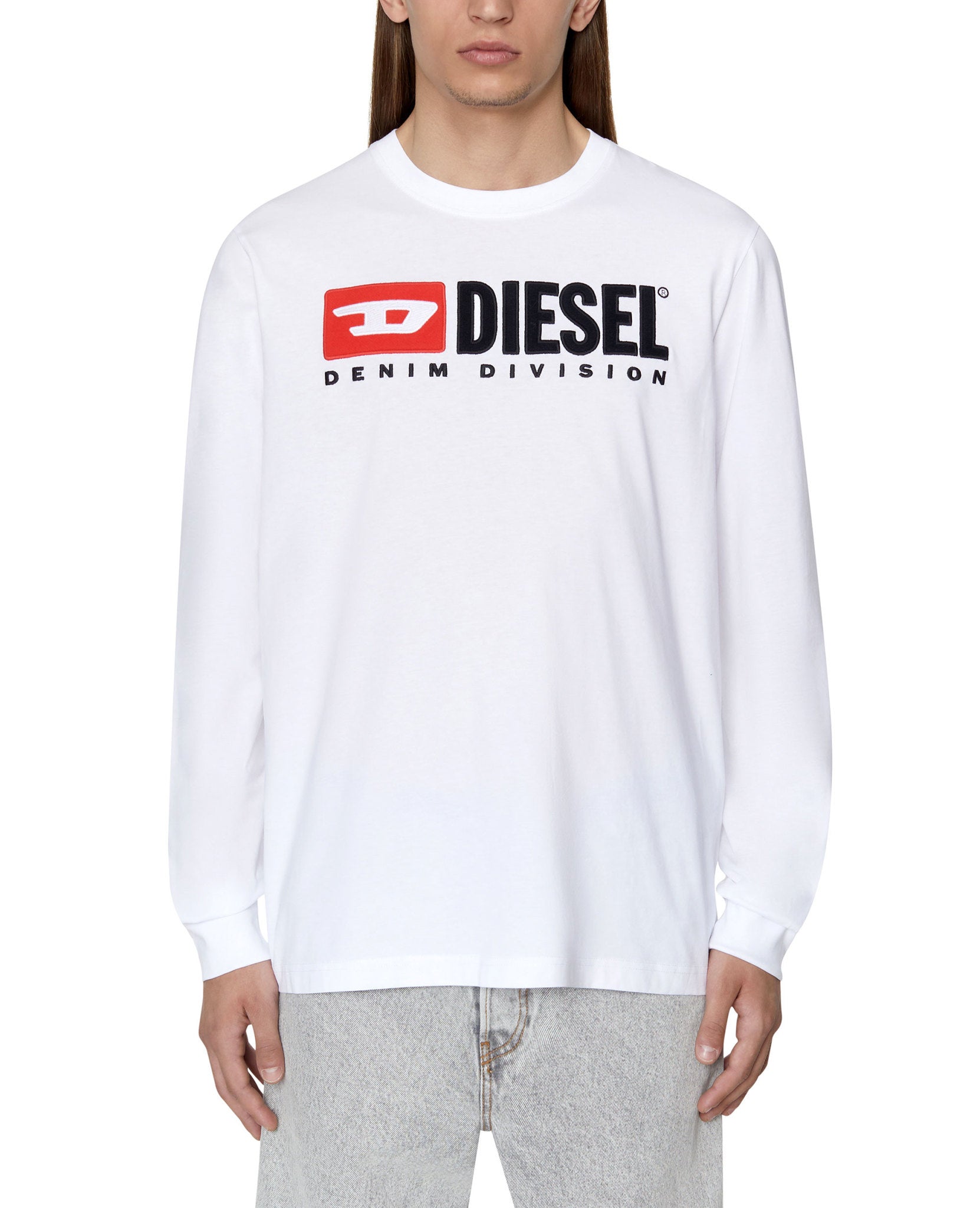 White T-Just-Ls-Div T-Shirt