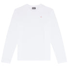 Diesel White T-Diegor-Ls-Microdiv T-Shirt
