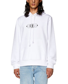 White S-Ginn-Hood-K35 Sweat-Shirt