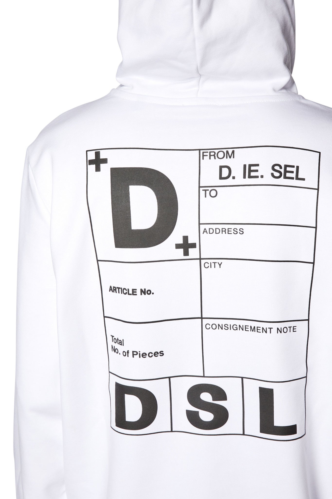 White S-Ginn-Hood-K35 Sweat-Shirt