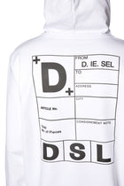 White S-Ginn-Hood-K35 Sweat-Shirt