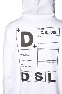 White S-Ginn-Hood-K35 Sweat-Shirt