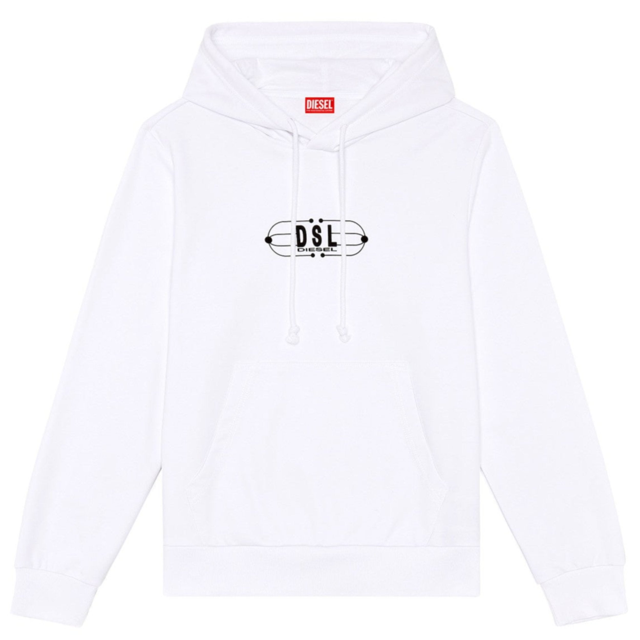 White S-Ginn-Hood-K35 Sweat-Shirt