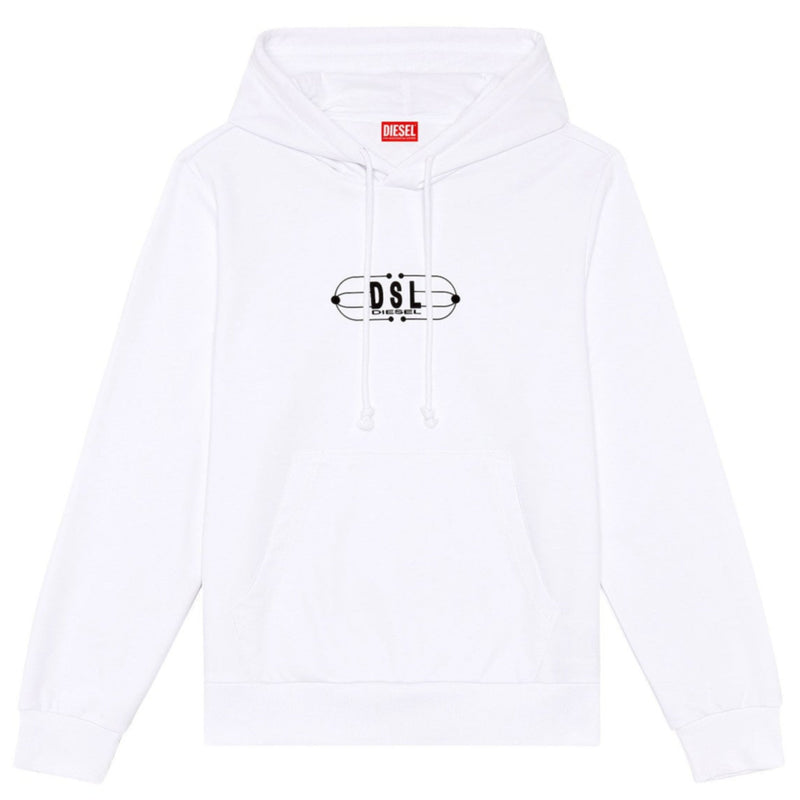 White S-Ginn-Hood-K35 Sweat-Shirt
