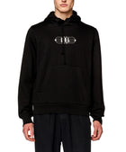 Diesel Black S-Ginn-Hood-K35 Sweat-Shirt