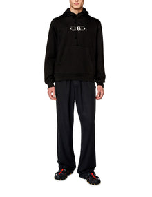 Diesel Black S-Ginn-Hood-K35 Sweat-Shirt