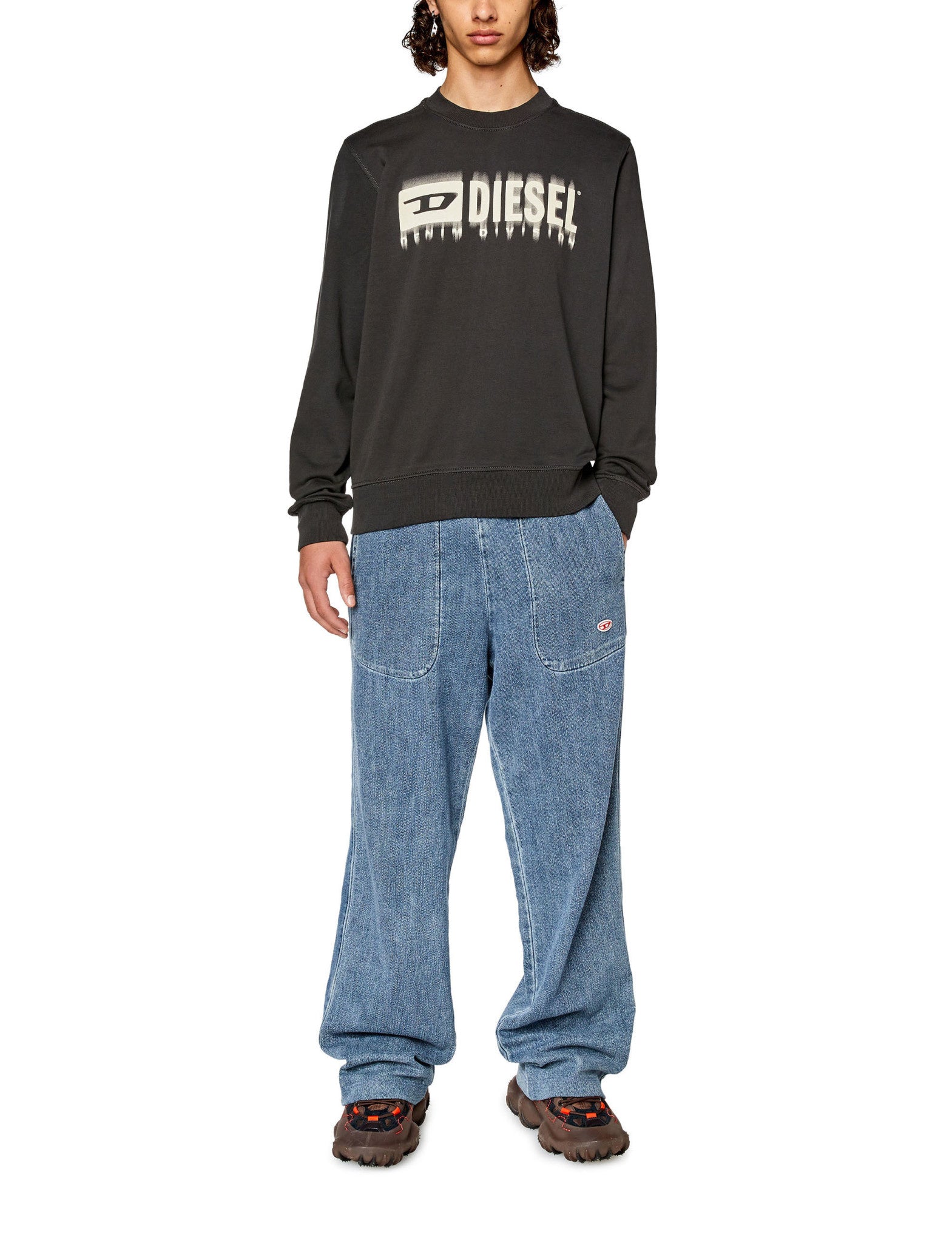 Diesel Dark Grey S-Ginn-L8 Sweat-Shirt