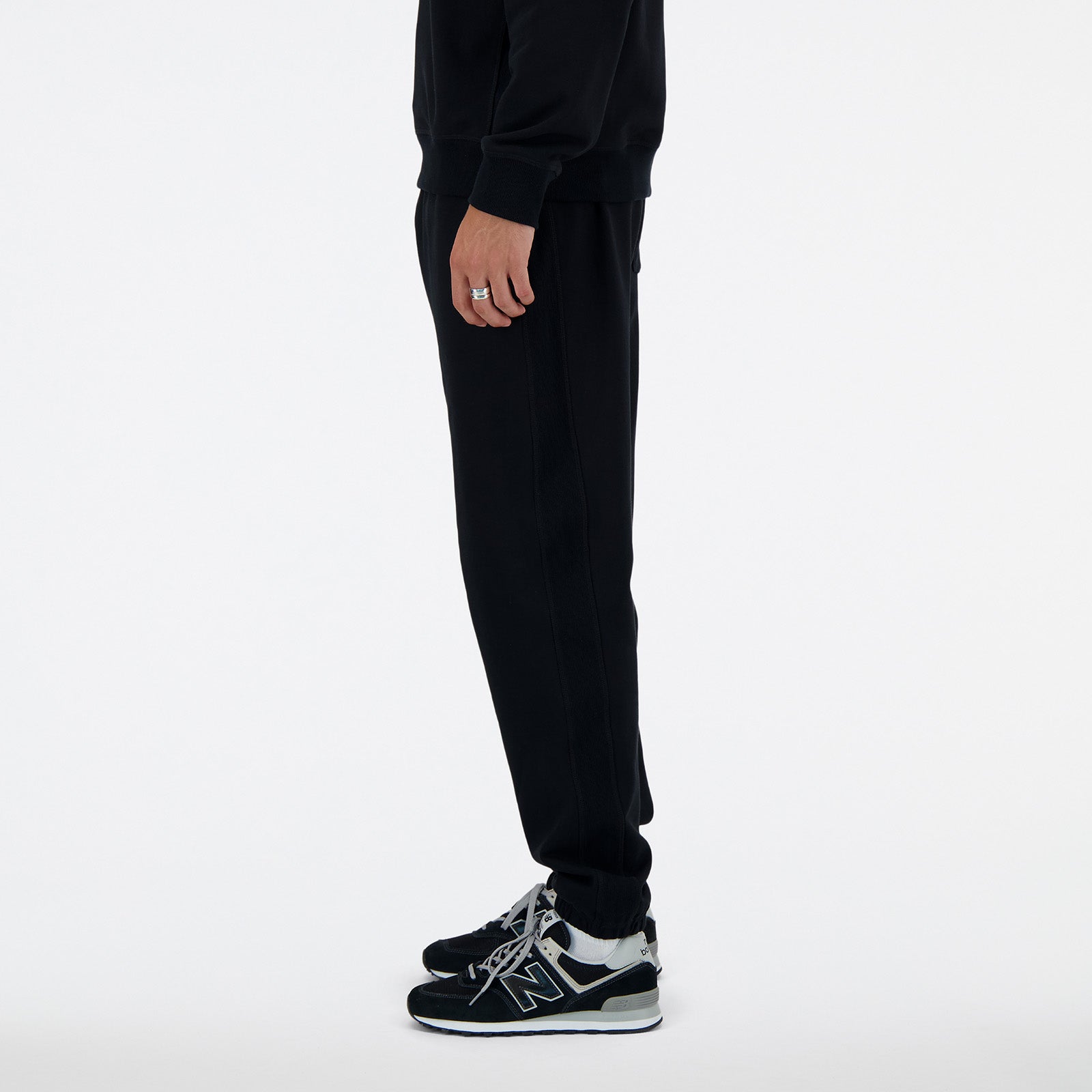 Pantalon de jogging Athletics en molleton français - Noir